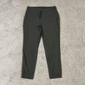Indyeva Jogger Pants Womens XL Outdoor Hiking Forest Green Pockets Stretch